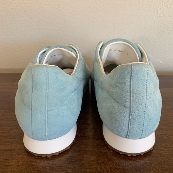 Sam Edelman Reve Women’s Trace Sea Blue Suede Running Sneaker 6 - leather - Picture 8 of 9